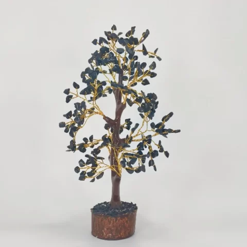 Black Tourmaline Crystal Tree 300 Beads