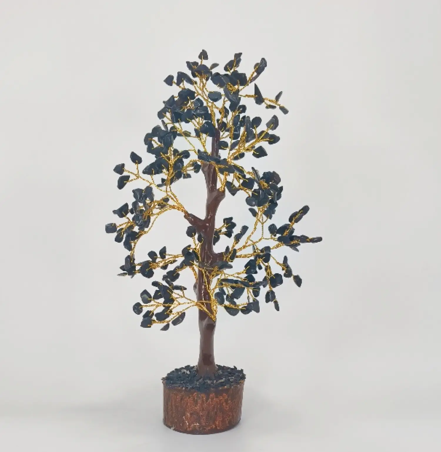 Black Tourmaline Crystal Tree 300 Beads