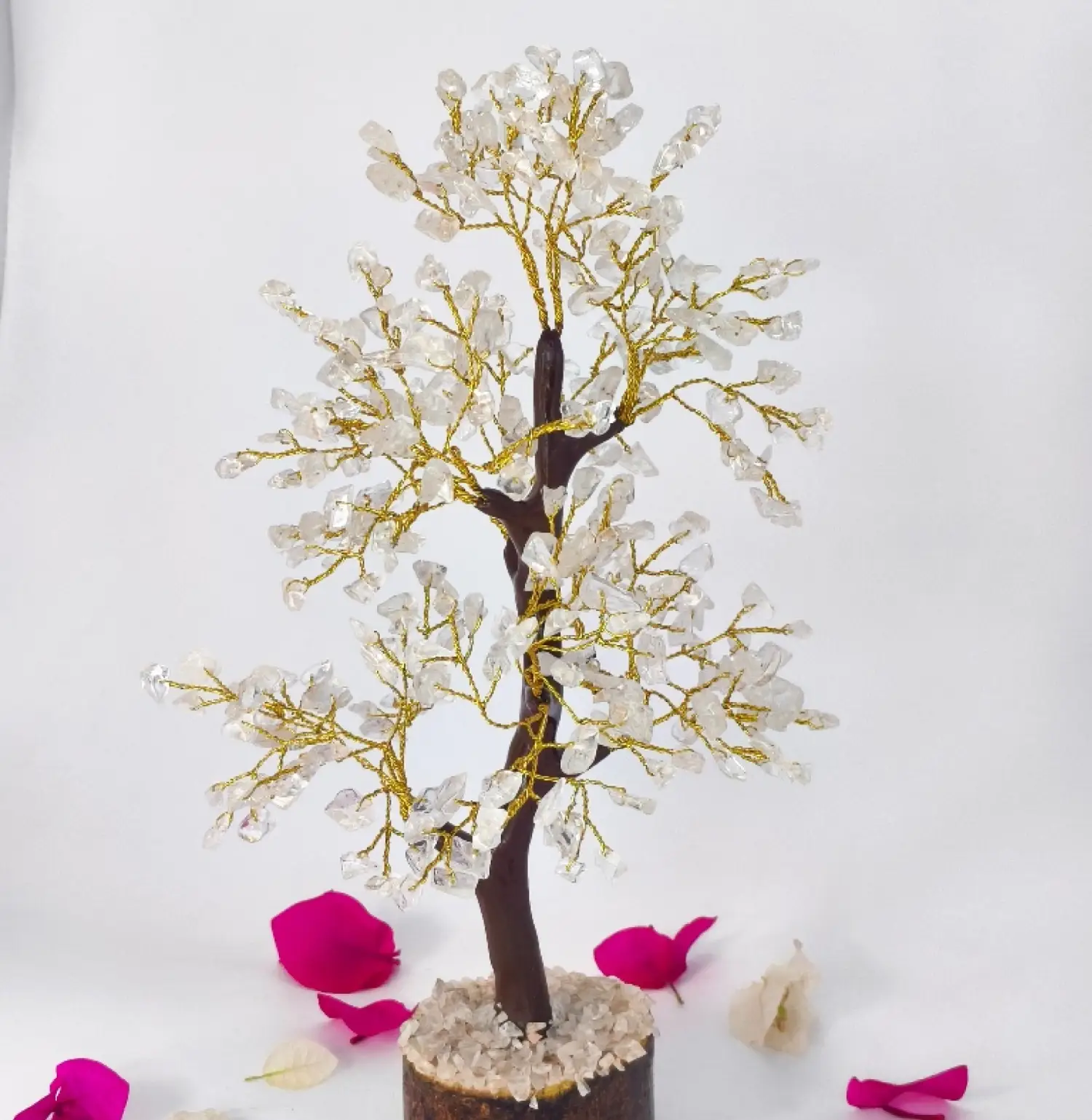 Clear Quarts Crystal Tree 300 Beads