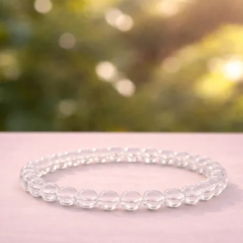 Clear Quartz Crystal Bracelet Natural