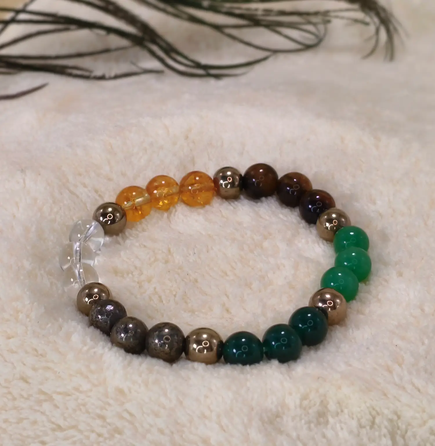 healing crystal bracelet