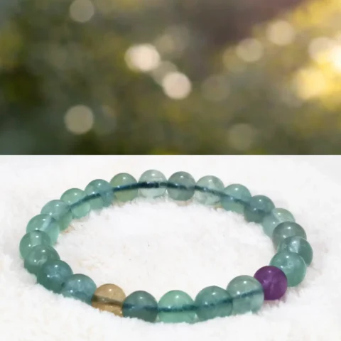 Fluorite Crystal Bracelet Natural