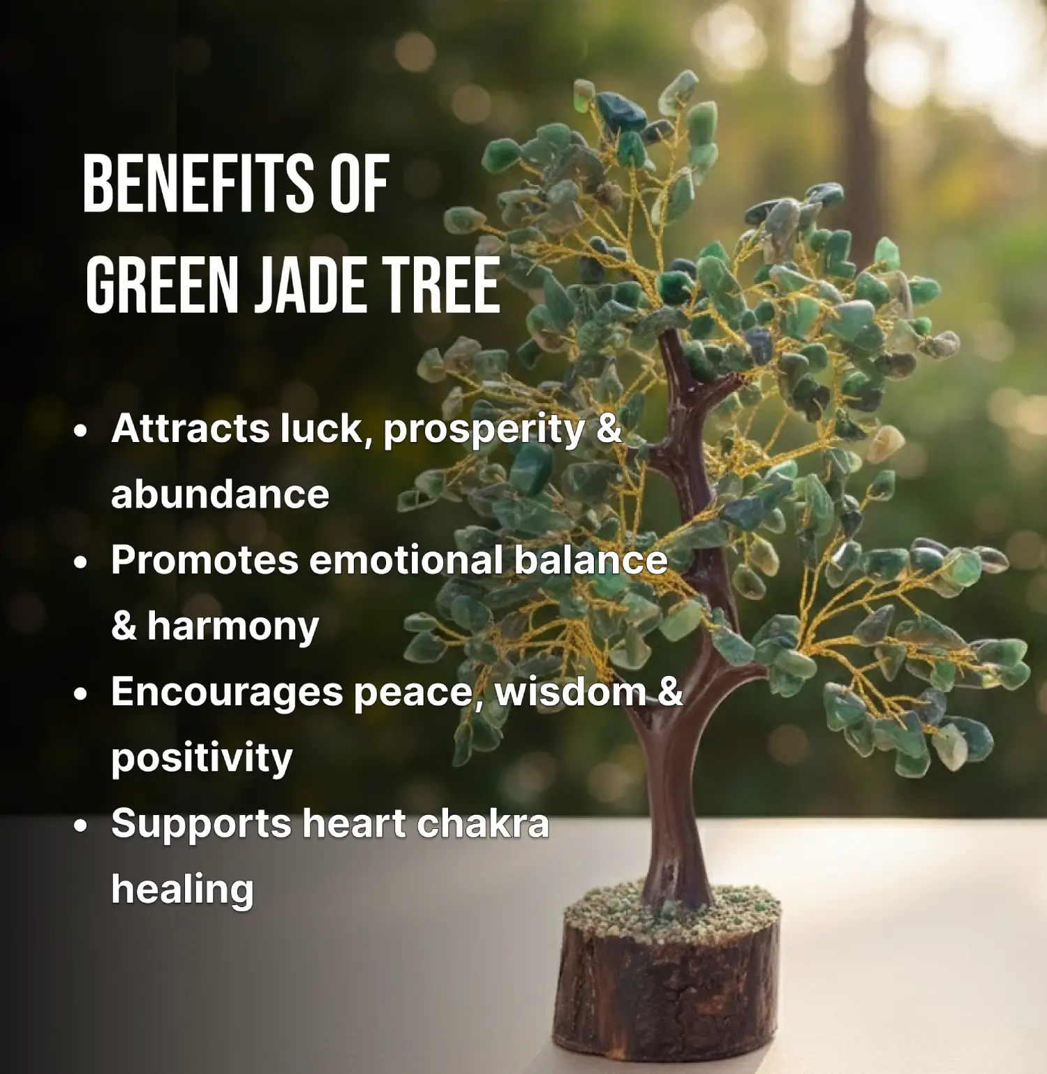 Green Jade Crystal Tree 300 Beads Info