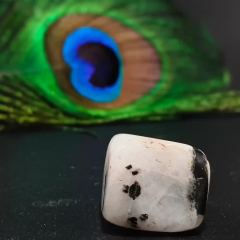 Rainbow Moonstone Tumble Stone