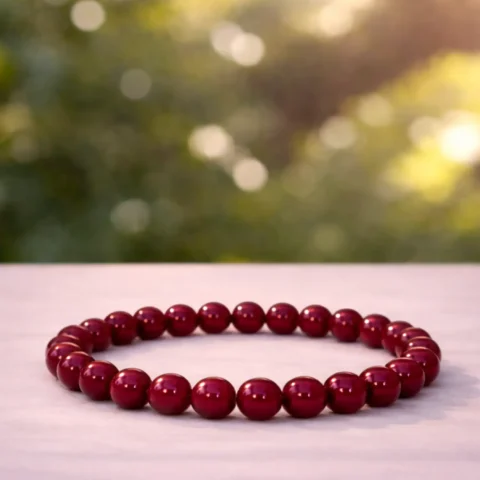 Red Carnelian Crystal Bracelet Natural