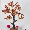 Red Carnelian Crystal Tree 300 Beads