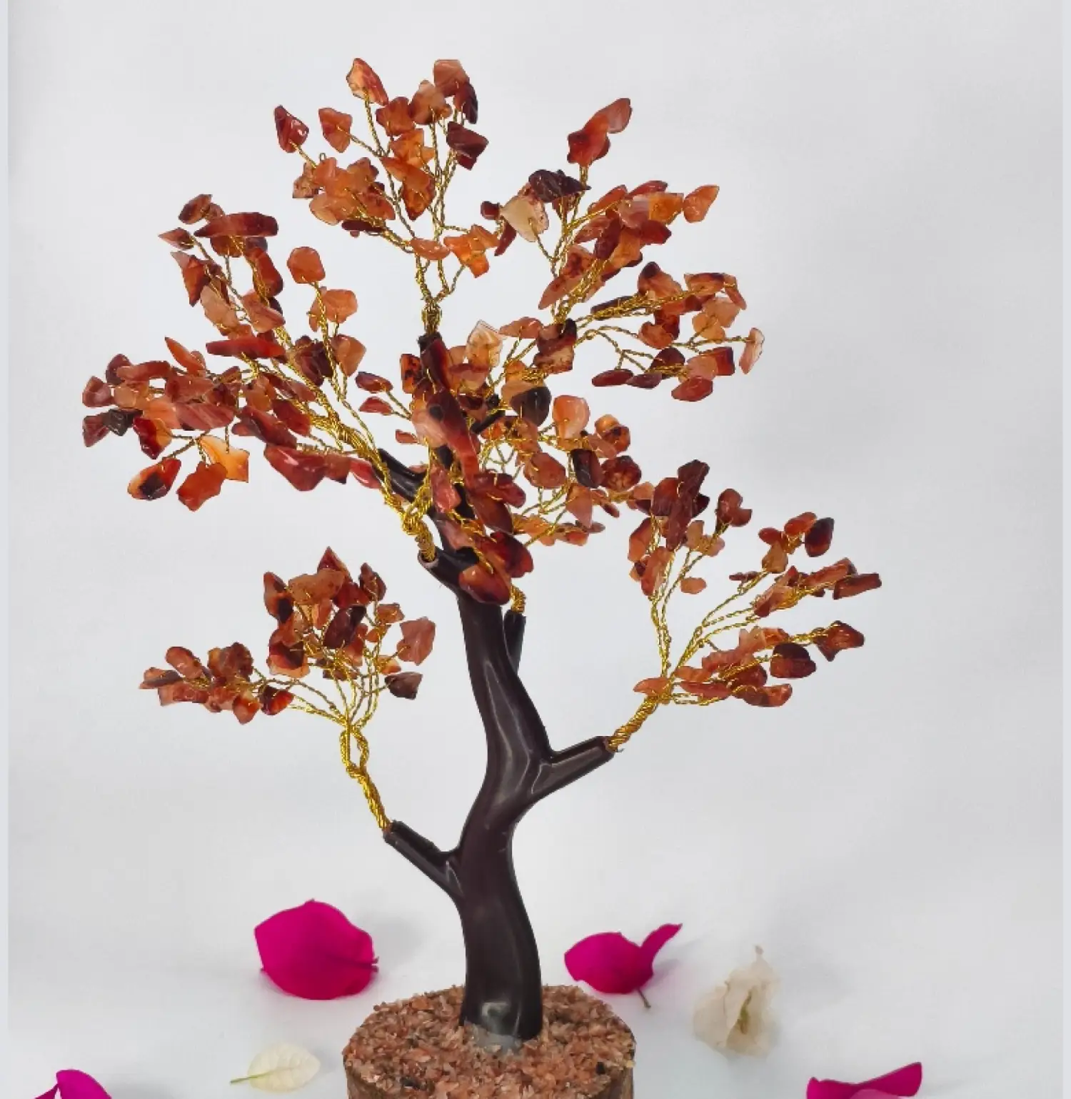 Red Carnelian Crystal Tree 300 Beads