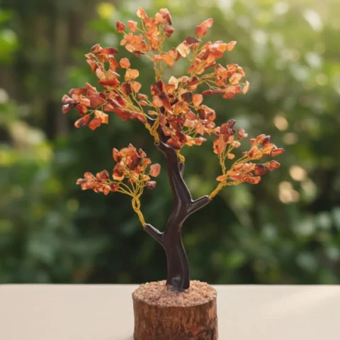 Red Carnelian Crystal Tree