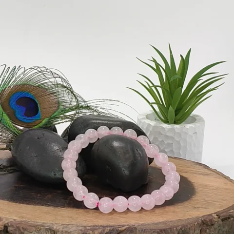 crystal bracelet Rose Quartz Bracelet