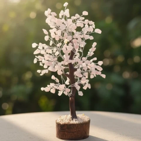 Rose Quartz Crystal Tree