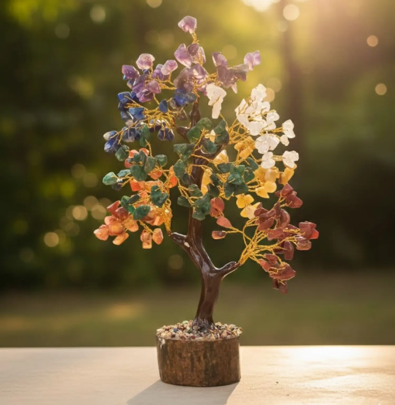Tiger Eye Crystal Tree 300 Beads