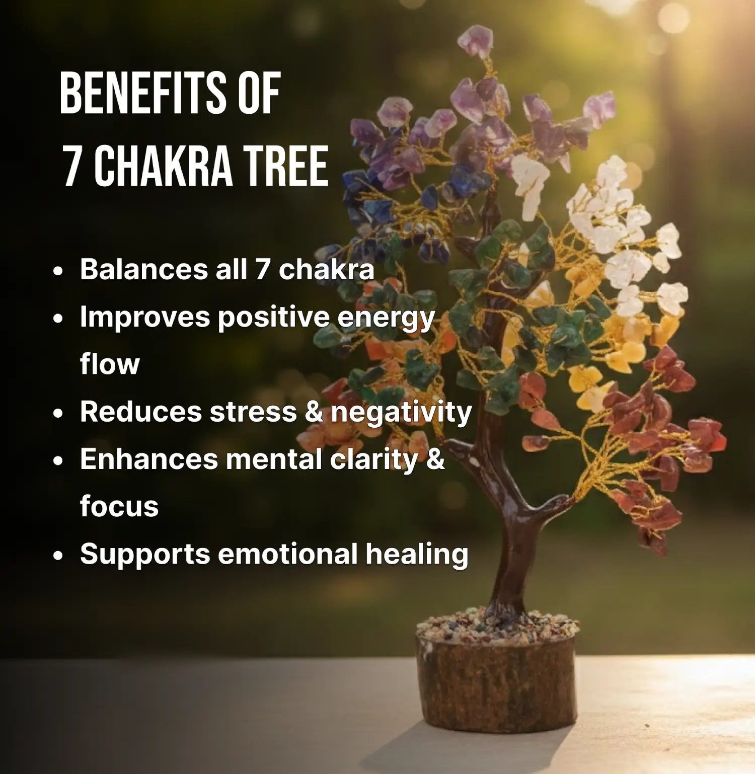 Seven Chakra Tree 300 Beads Info