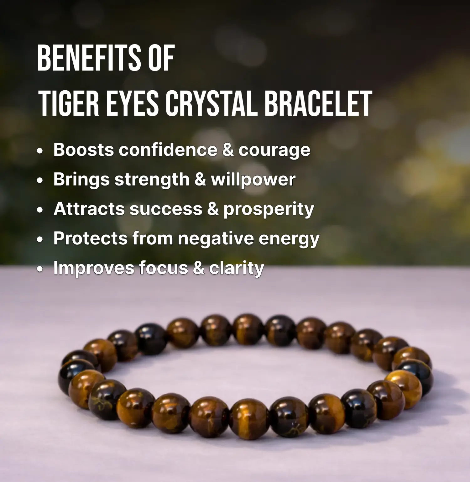 Tiger Eye Bracelet Info