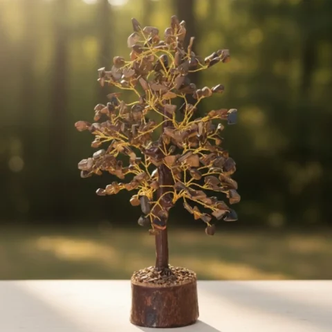 Tiger Eye Crystal Tree 300 Beads
