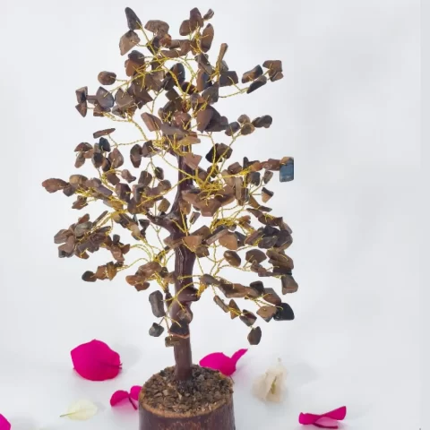 Tiger Eye Crystal Tree 300 Beads