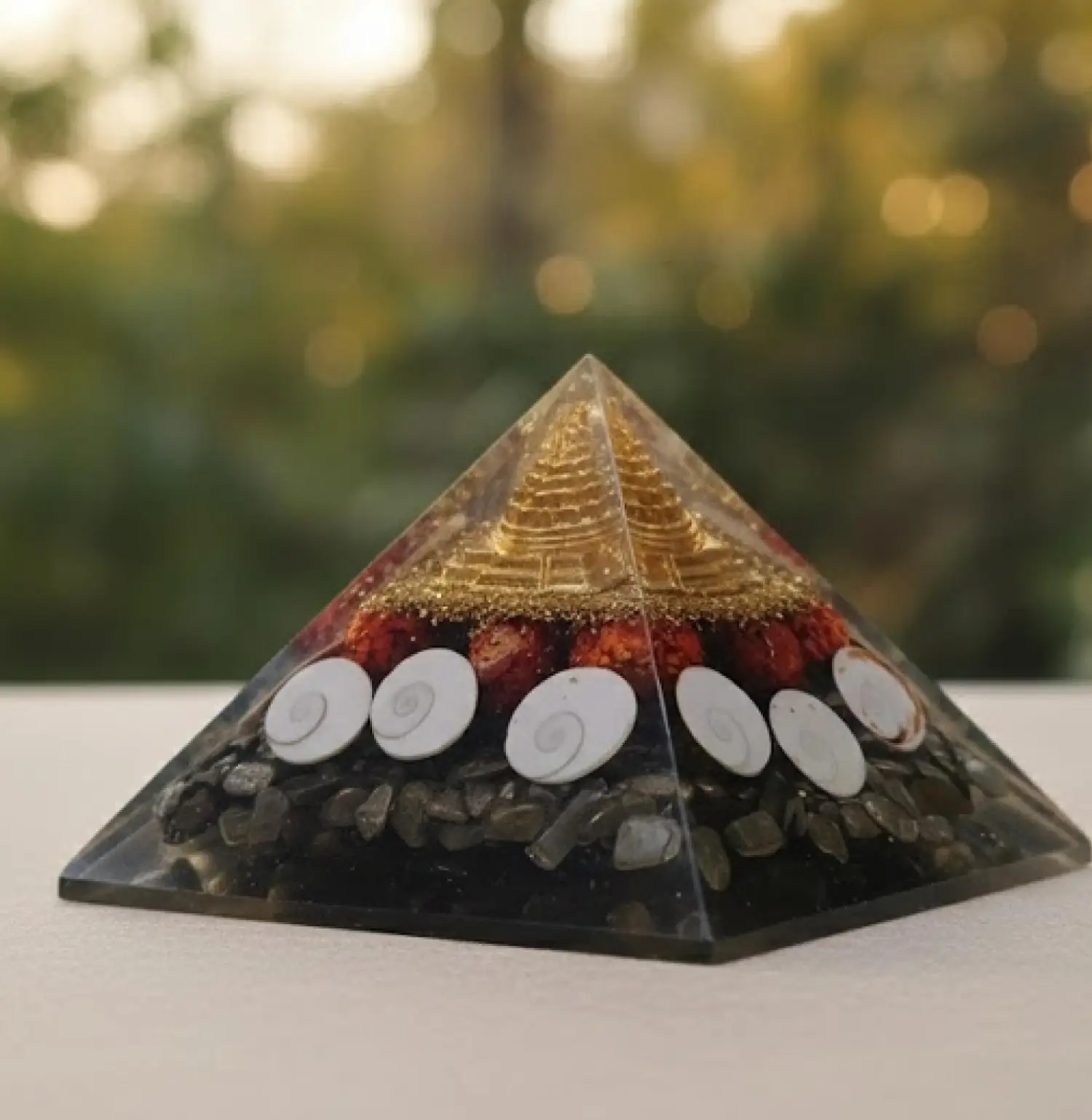 pyrite crystal money magnet pyramid