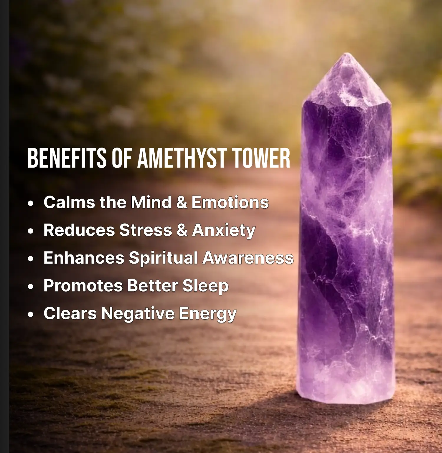 Amethyst Crystal Tower Info