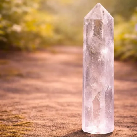 Clear Quartz Crystal Tower Natural