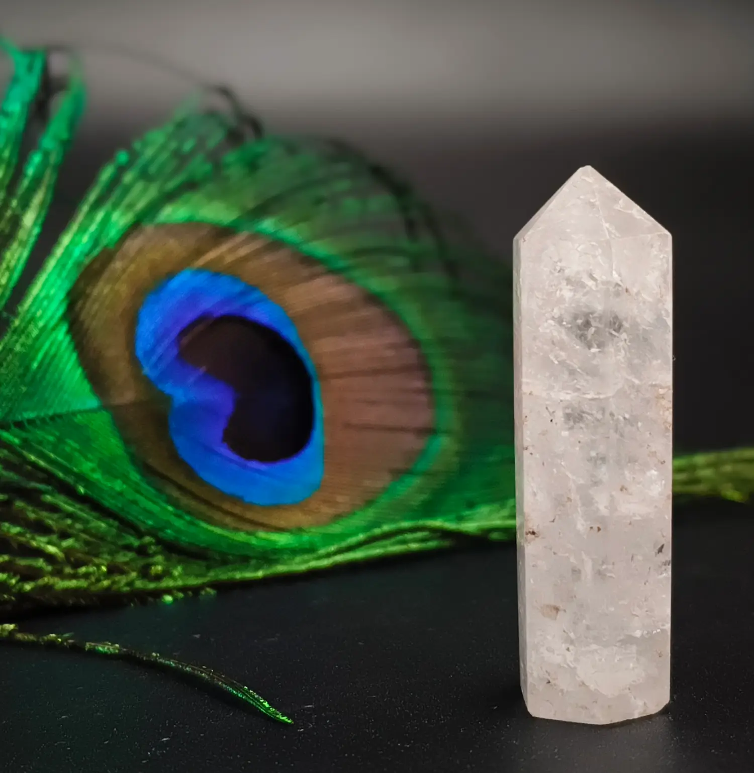 Clear Quartz Crystal Tower
