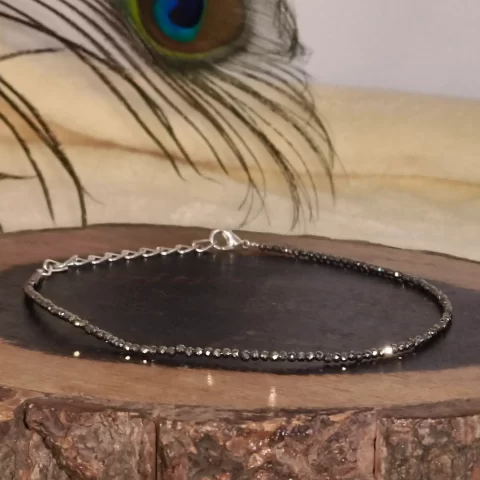 Pyrite Crystal Anklet