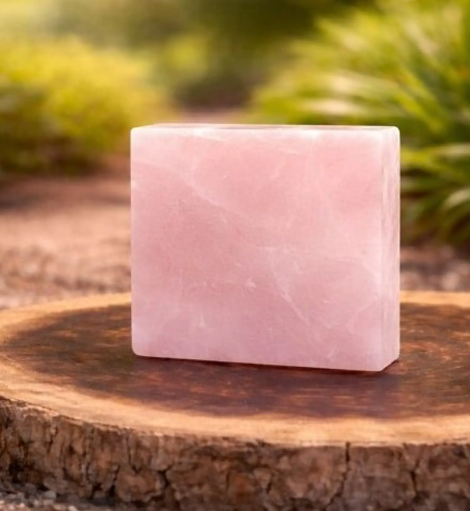 Rose Quartz Crystal Slab