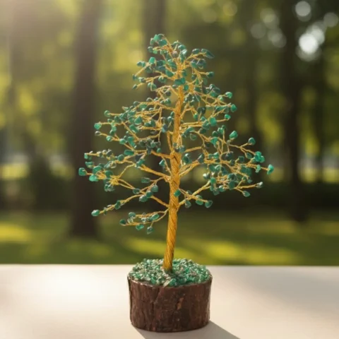 Malachite Crystal Tree 300 Beads