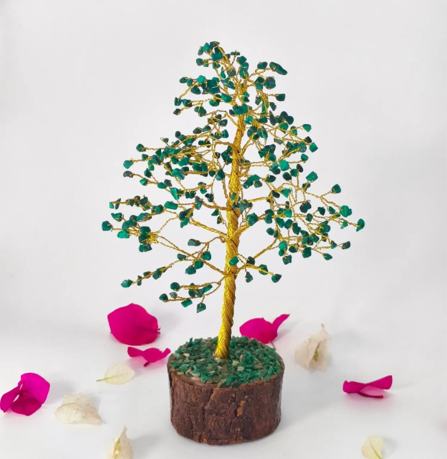 Malachite Crystal Tree 300 Beads