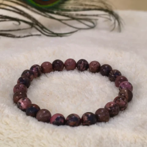 Rhodonite Crystal Bracelet