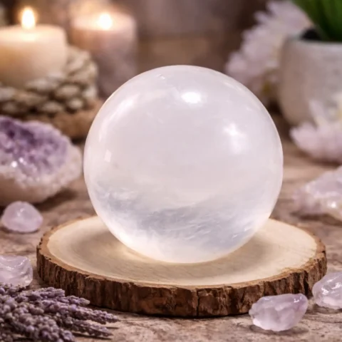 Selenite Crystal Sphere