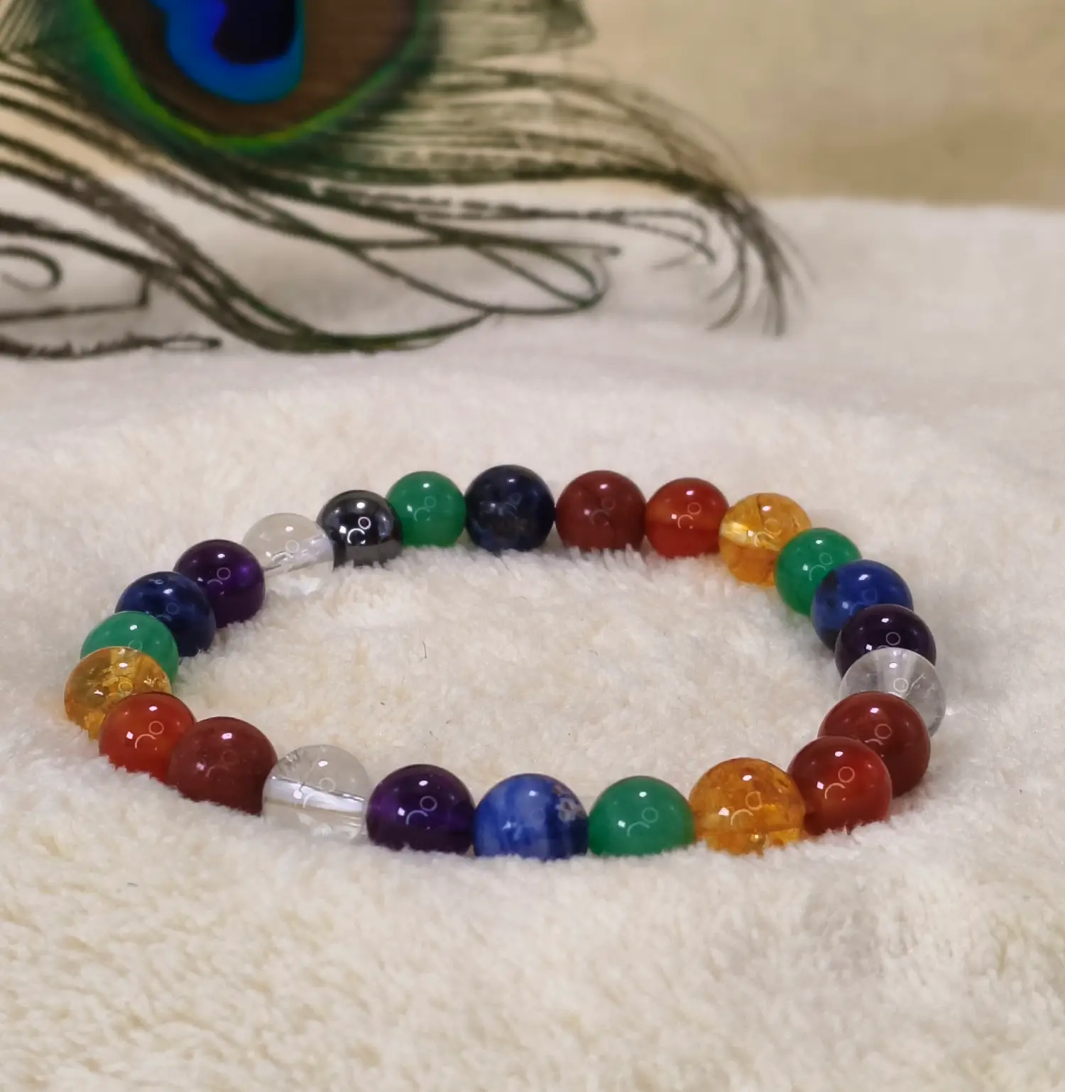 Seven Chakra Crystal Bracelet