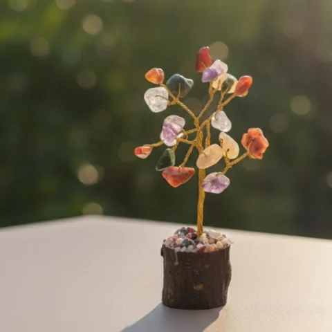 Seven Chakra Crystal Tree