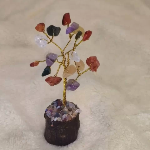 Seven Chakra Crystal Tree