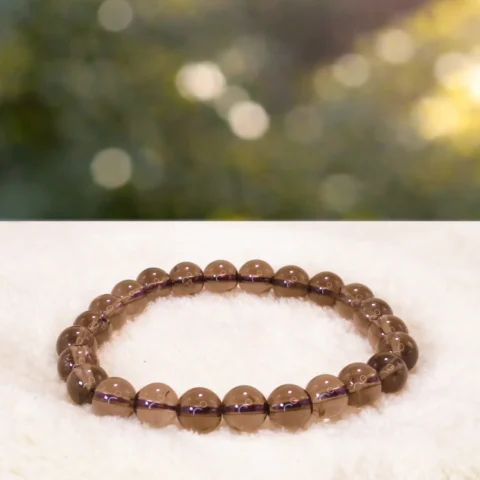 Smoky Quartz Crystal Bracelet Natural