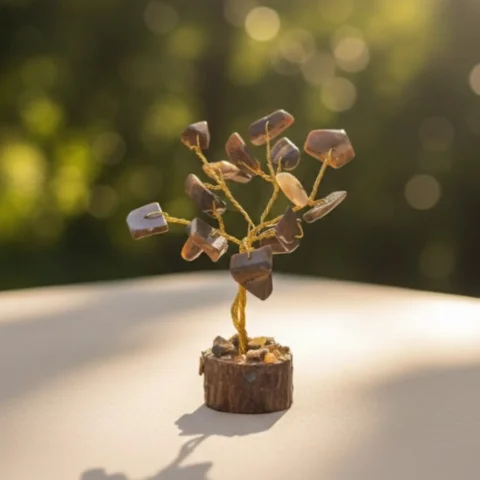 Tiger Eye Crystal Tree