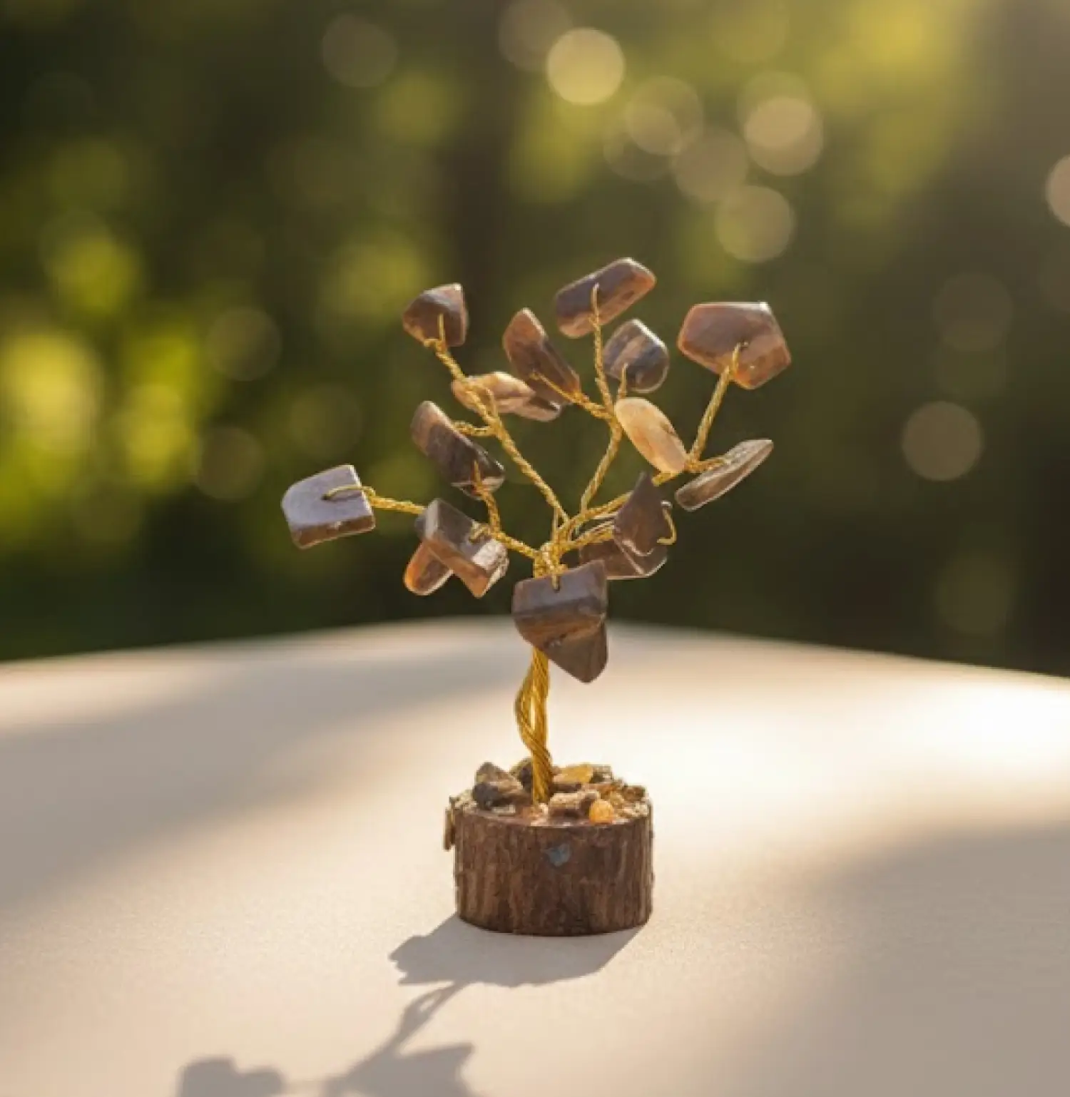 Tiger Eye Crystal Tree