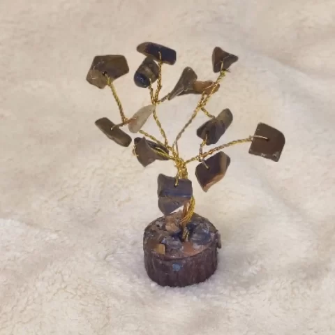 Tiger Eye Crystal Tree