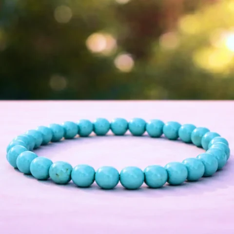 Turquoise Crystal Bracelet Natural