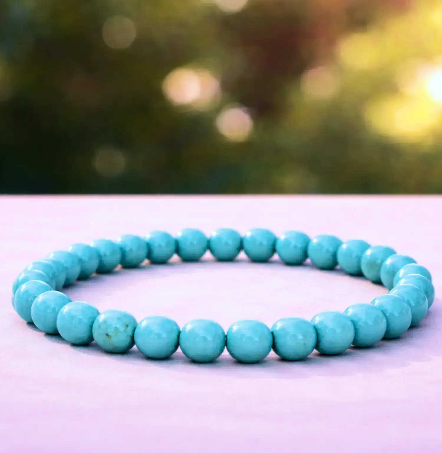 Turquoise Crystal Bracelet Natural