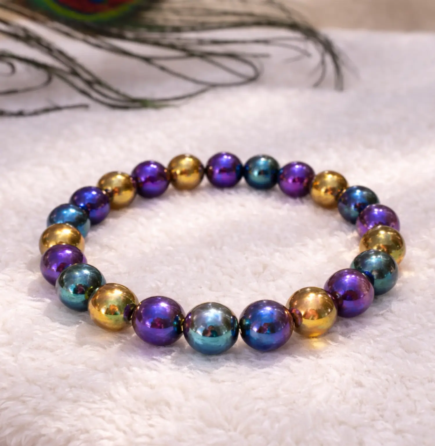 Aura-Hematite-Crystal-Bracelet-Natural