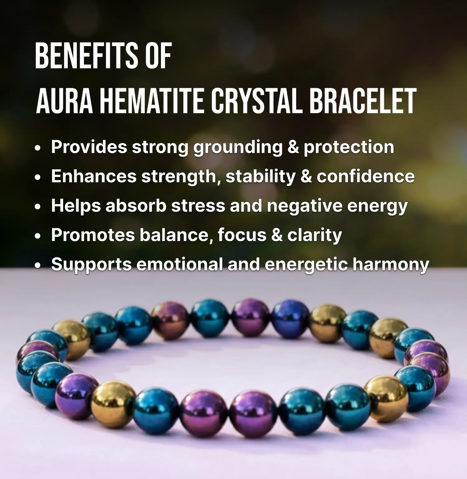 Aura-Hematite-Crystal-Bracelet-lnfo