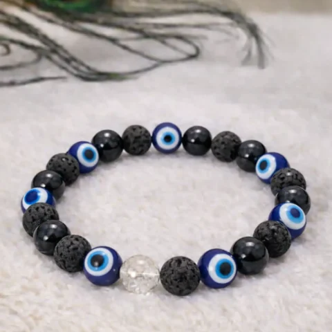 Black-Tourmaline-Lava-Crystal-Bracelet-Natural