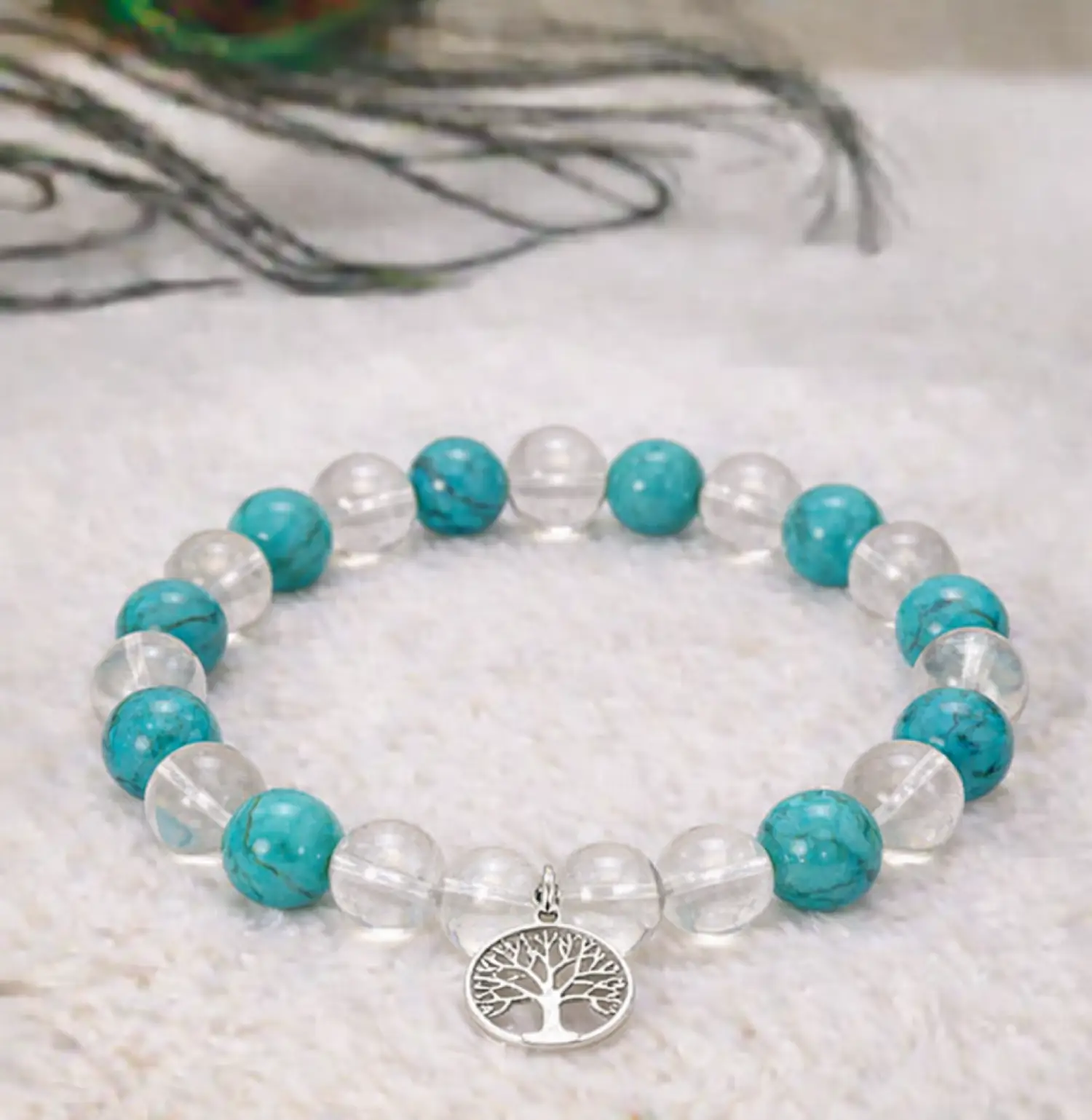 Firoza-Clear-Quartz-With-Tree-Charm-Crystal-Bracelet-Natural