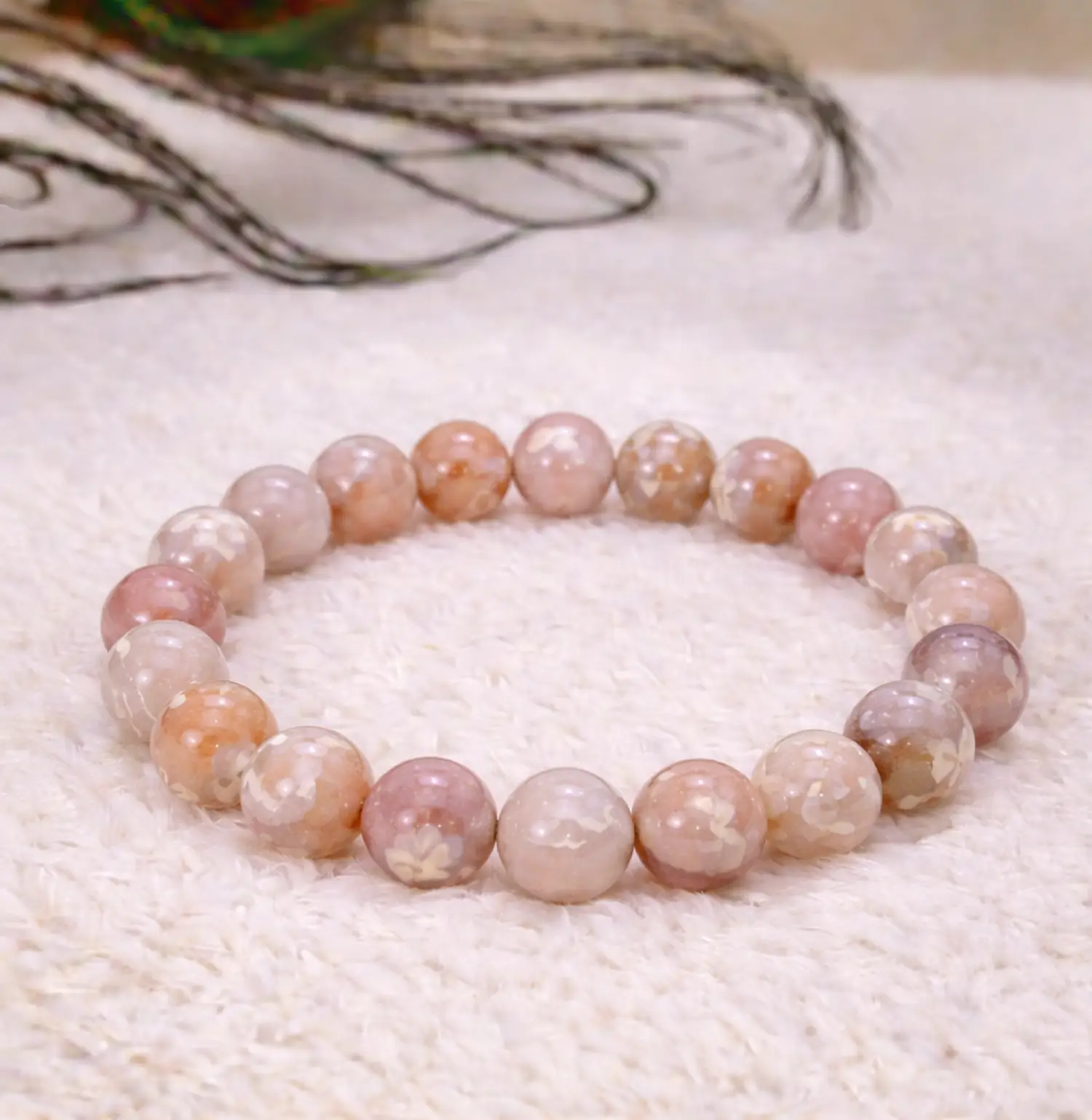 Flower-Agate-Crystal-Bracelet-Natural