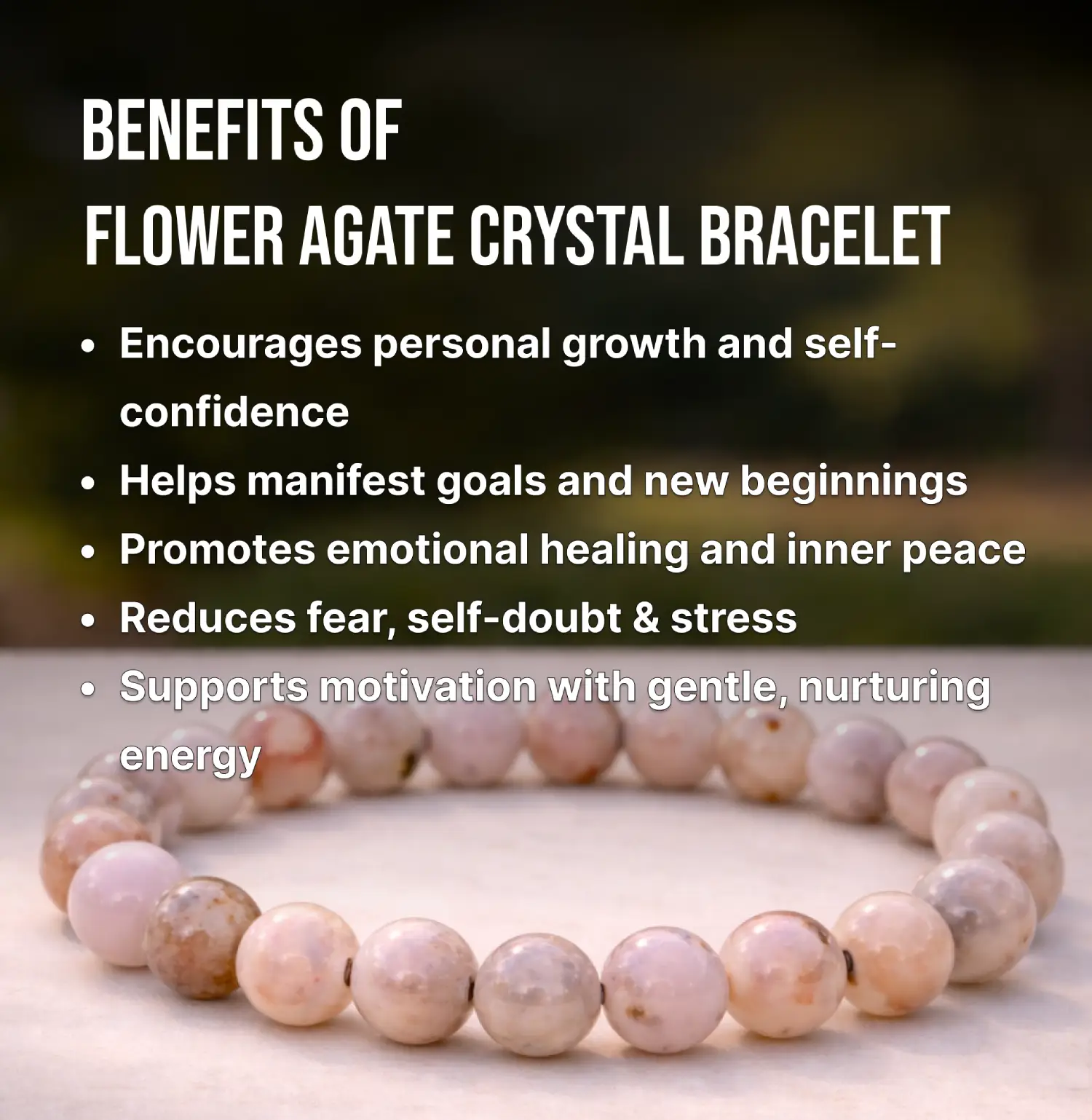 Flower-Agate-Crystal-Bracelet-lnfo