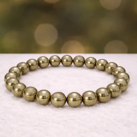 Golden-Pyrite-Crystal-Bracelet