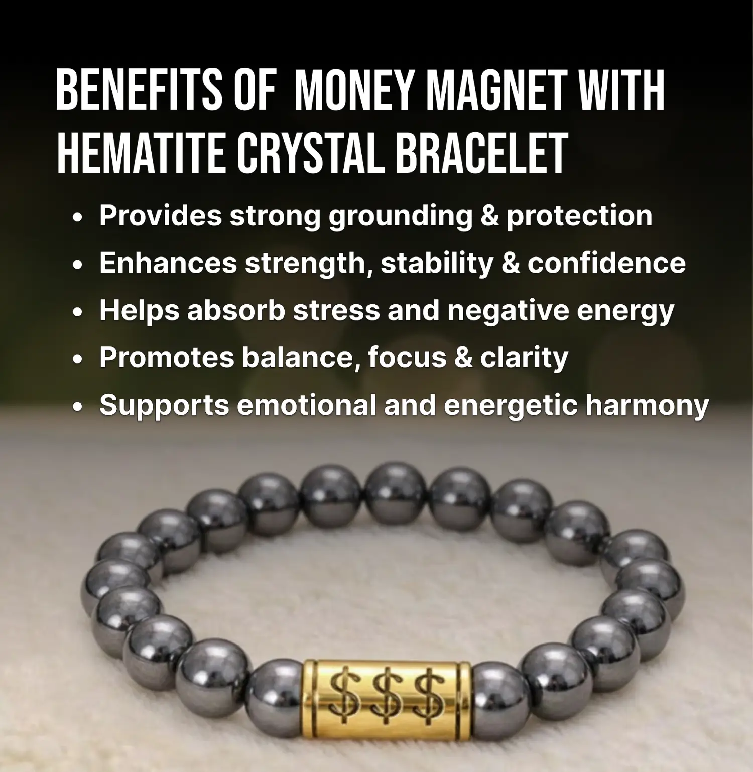 Money-Magnet-Hematite-Crystal-Bracelet-Info