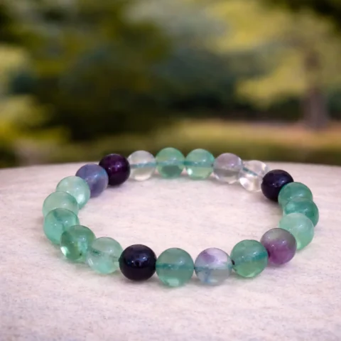 Multi-Fluorite-Crystal-Bracelet