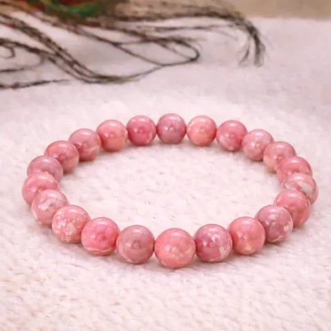 Pink-Rhodochrosite-Crystal-Bracelet-Natural