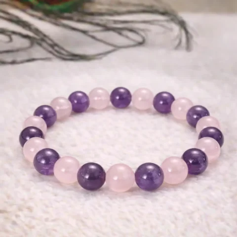 Rose-Quartz-Amethyst-Crystal-Bracelet-Natural