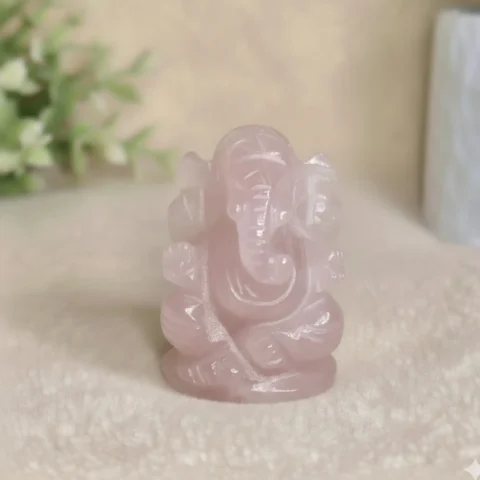 Rose-Quartz-Crystal-Pocket-Ganesha-Natural